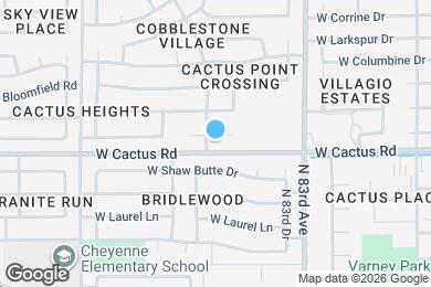 Map image of the property - 8449 W Wethersfield Rd