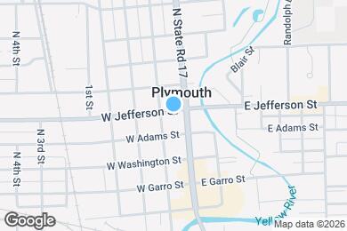 Map image of the property - 113 W Jefferson St