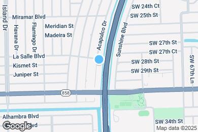 Map image of the property - 2813 Acapulco Dr