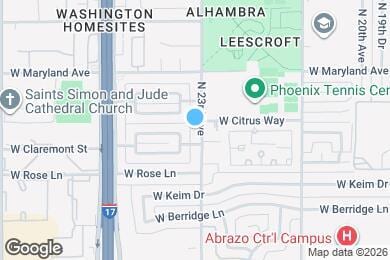 Map image of the property - 6242 N 23rd Ave