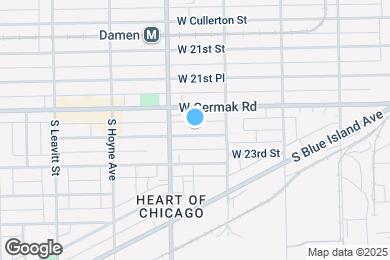 Map image of the property - 1932 W 22nd Pl