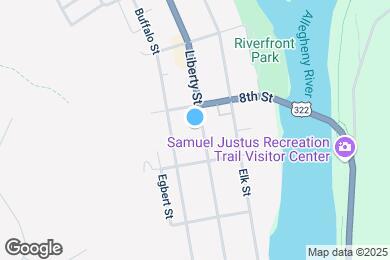Map image of the property - 729 Liberty St