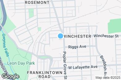 Map image of the property - 1128 Poplar Grove St