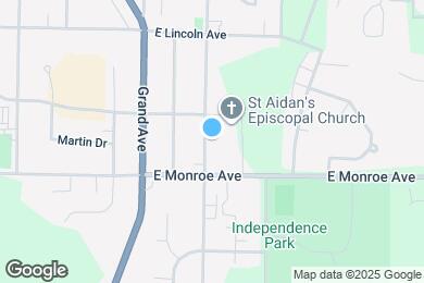Map image of the property - 628 E Monroe Ave