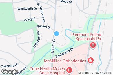 Map image of the property - 1700 N Elm St