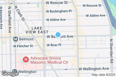Map image of the property - 705 W Belmont Ave
