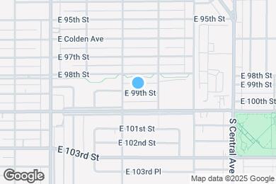 Map image of the property - 825 E 99th St