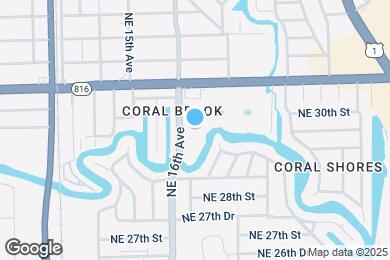 Map image of the property - 3040 NE 16th Ave