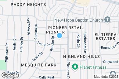 Map image of the property - 1124 Monterrey Trail