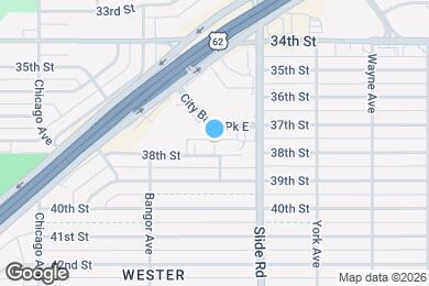 Map image of the property - 5304 38th St