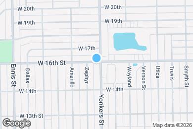 Map image of the property - 2601 W 16th St