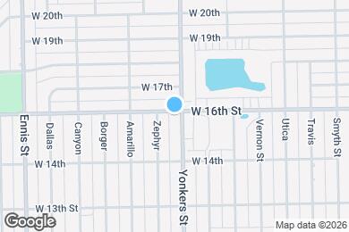 Map image of the property - 2605 W 16th St