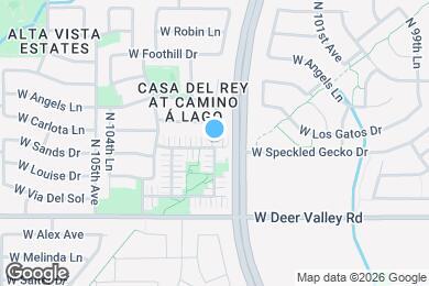 Map image of the property - 10268 W Sands Dr