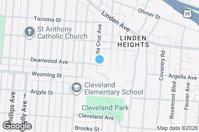 Map image of the property - 854 Santa Cruz Ave