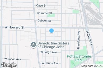 Map image of the property - 7520 N Seeley Ave