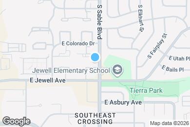 Map image of the property - 14463 E Jewell Ave