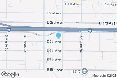 Map image of the property - Dearborn Apartments