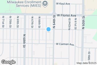 Map image of the property - 5862 N 65th St