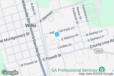 Map image of the property - Willis Rental