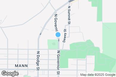 Map image of the property - 905 N Governor St