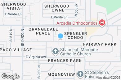 Map image of the property - 5402 E Windsor Ave