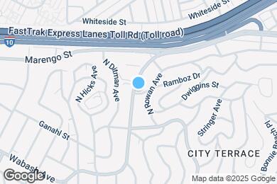 Map image of the property - 3500-3506 City Terrace Dr