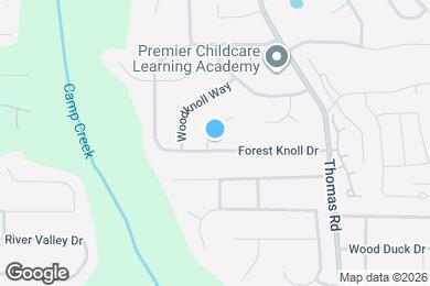 Map image of the property - 9412 Woodloop Ct