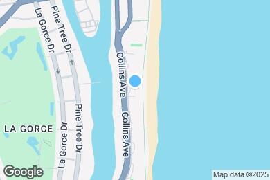 Map image of the property - 5757 Collins Ave