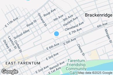 Map image of the property - 627 E 7th Ave