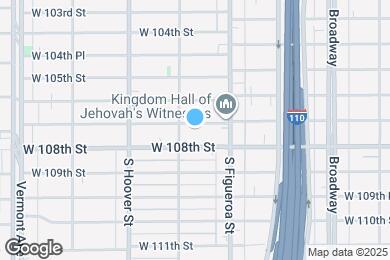 Map image of the property - 540 W 107th St