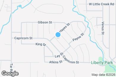 Map image of the property - 539 Burleson St