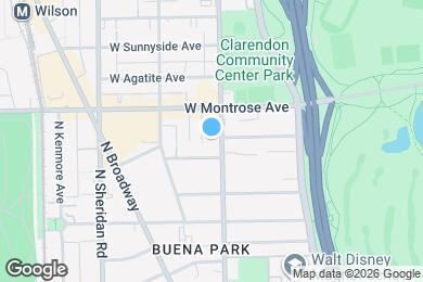 Map image of the property - 4312 N Clarendon Ave