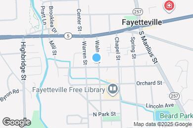 Map image of the property - 309 Clinton St