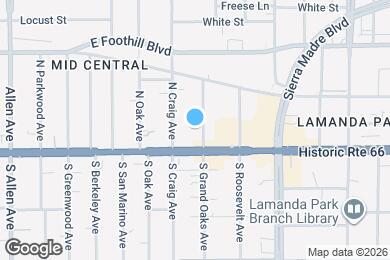 Map image of the property - 47 N Grand Oaks Ave