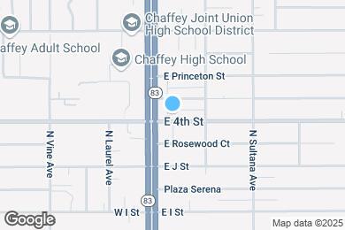 Map image of the property - 115 E 4th St