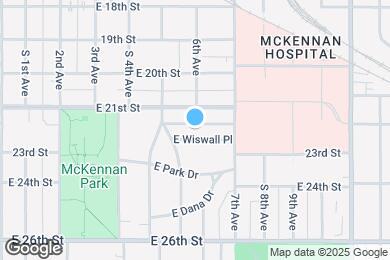 Map image of the property - Beautiful 4 Bedroom 1.5 Bath Single Family Home in Central Sioux Falls