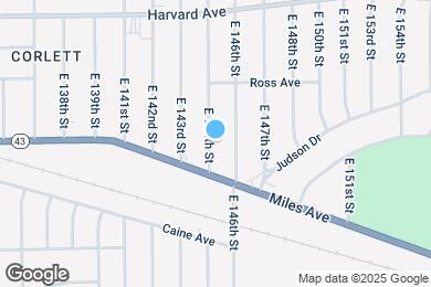 Map image of the property - 4181 E 144th St