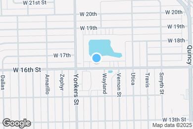 Map image of the property - 2406 W 16th St