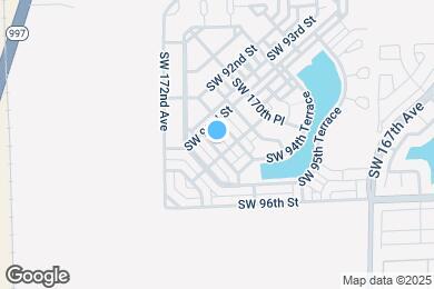 Map image of the property - 9371 SW 171st Ave
