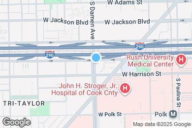 Map image of the property - 527 S Damen Ave
