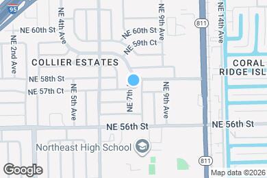Map image of the property - 5700 NE 7th Ave