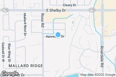 Map image of the property - 6765 Henredon Dr