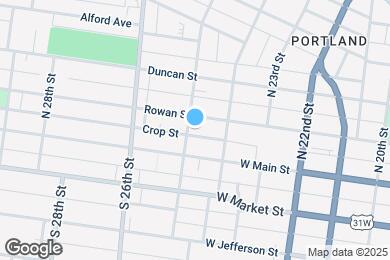 Map image of the property - 121 N 25th St