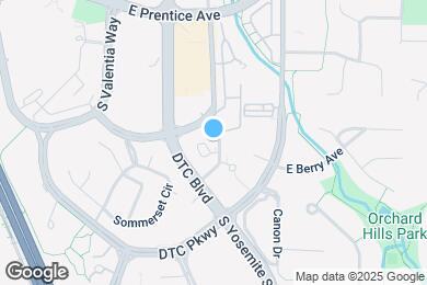 Map image of the property - 5677 E Park Pl Ave