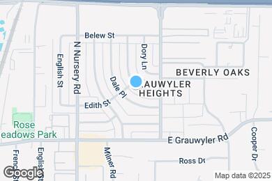 Map image of the property - 1727 Waldrop St