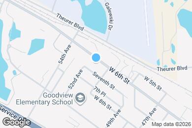 Map image of the property - 5151 W 6th St