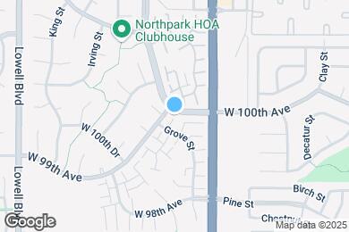Map image of the property - 9990 Grove St