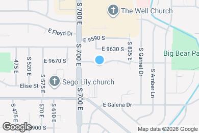 Map image of the property - 758 E New England Dr