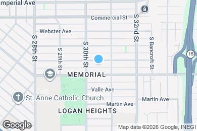 Map image of the property - 3043 Franklin Ave