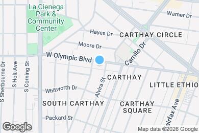 Map image of the property - 6450 W Olympic Blvd